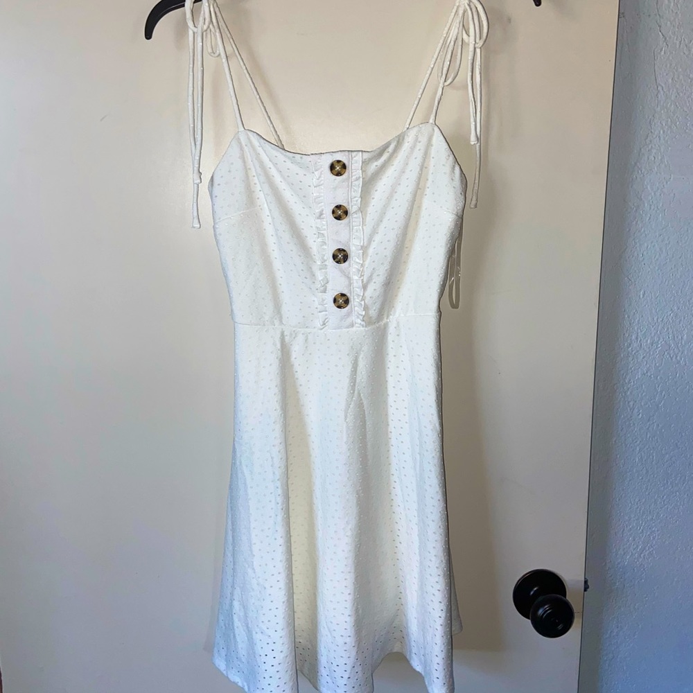 White summer dress
